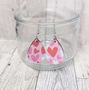 Earrings Handmade Heart Design